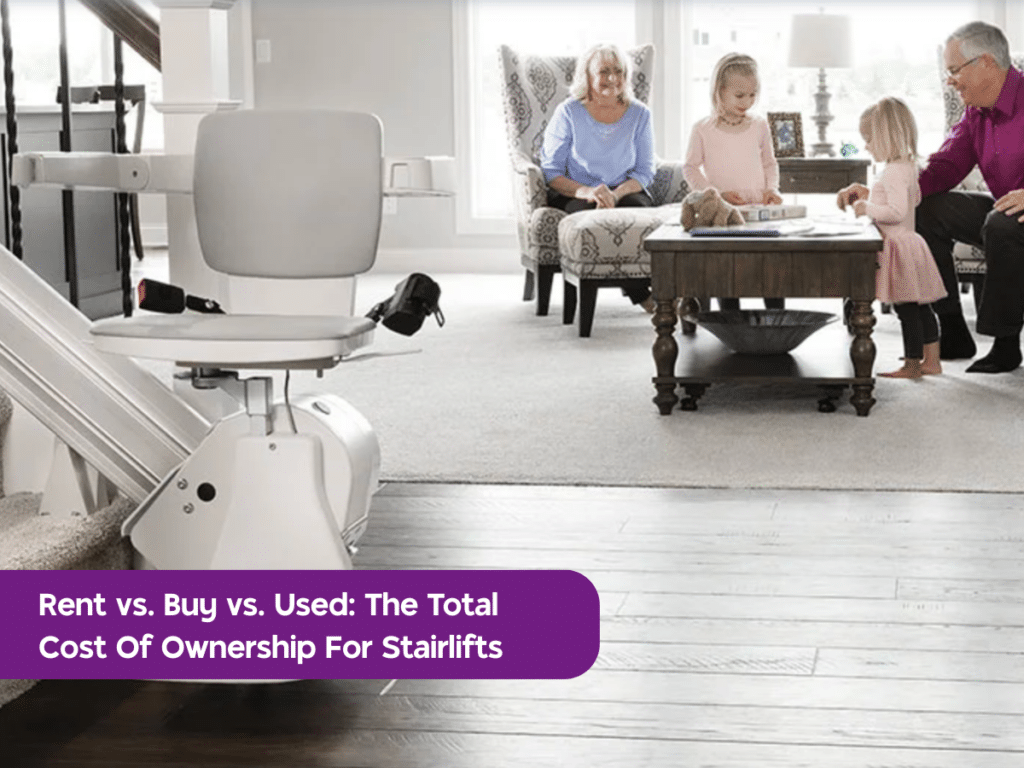 Rent vs. Buy vs. Used: The Total Cost Of Ownership For Stairlifts